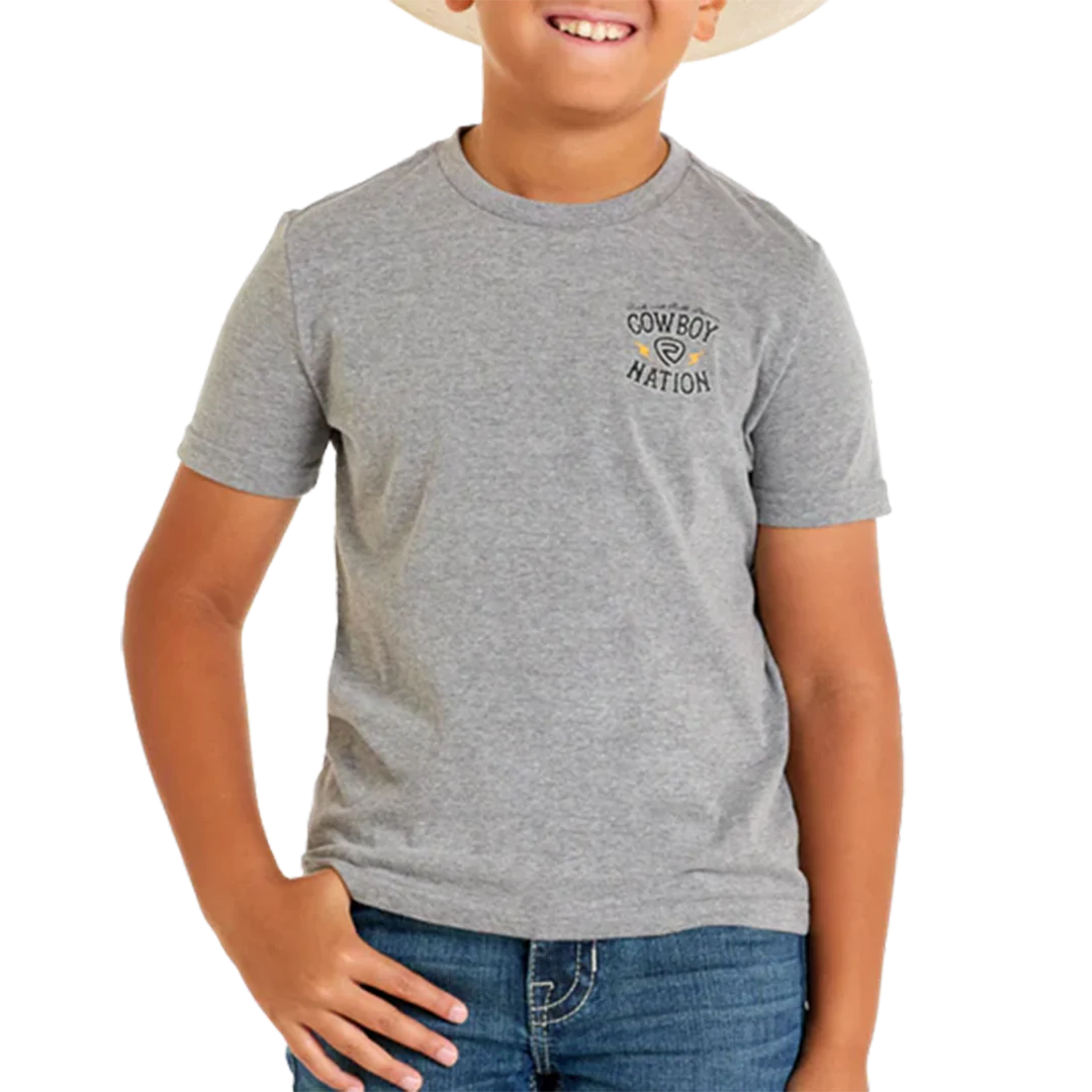 Rock & Roll Denim Boys' Cowboy Graphic T-Shirt