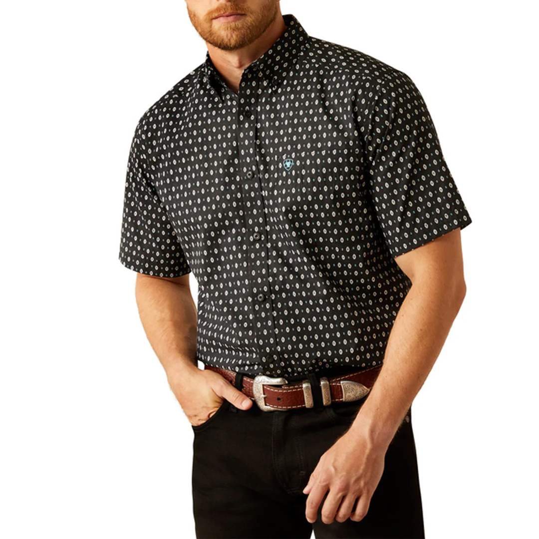 Ariat Men's Steele Classic Fit Short Sleeve Button Shirt