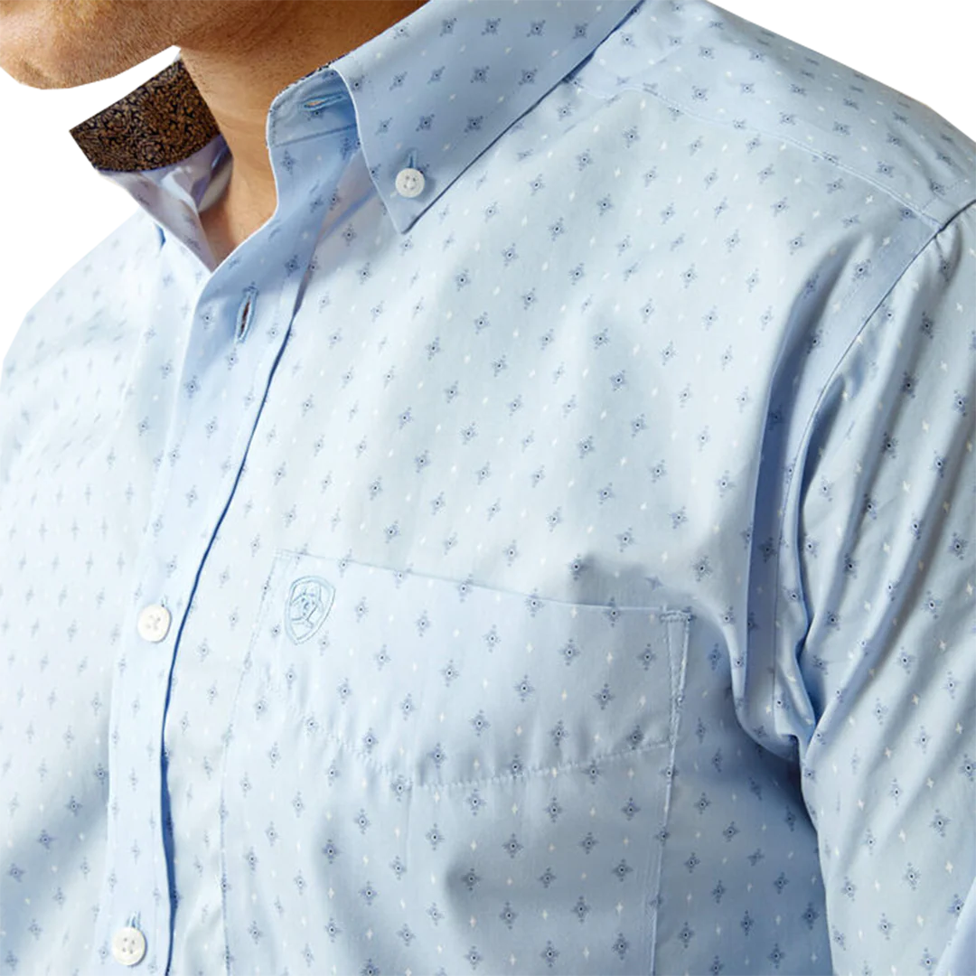 Ariat Men's Wrinkle Free Donte Fitted Long Sleeve Button Shirt