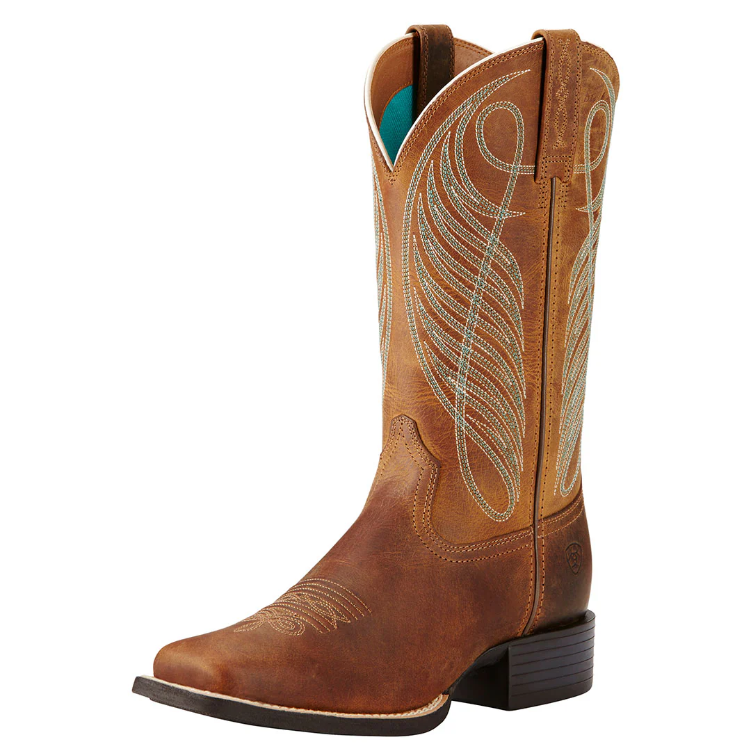 Ariat Women's Round Up Square Toe Cowgirl Boots