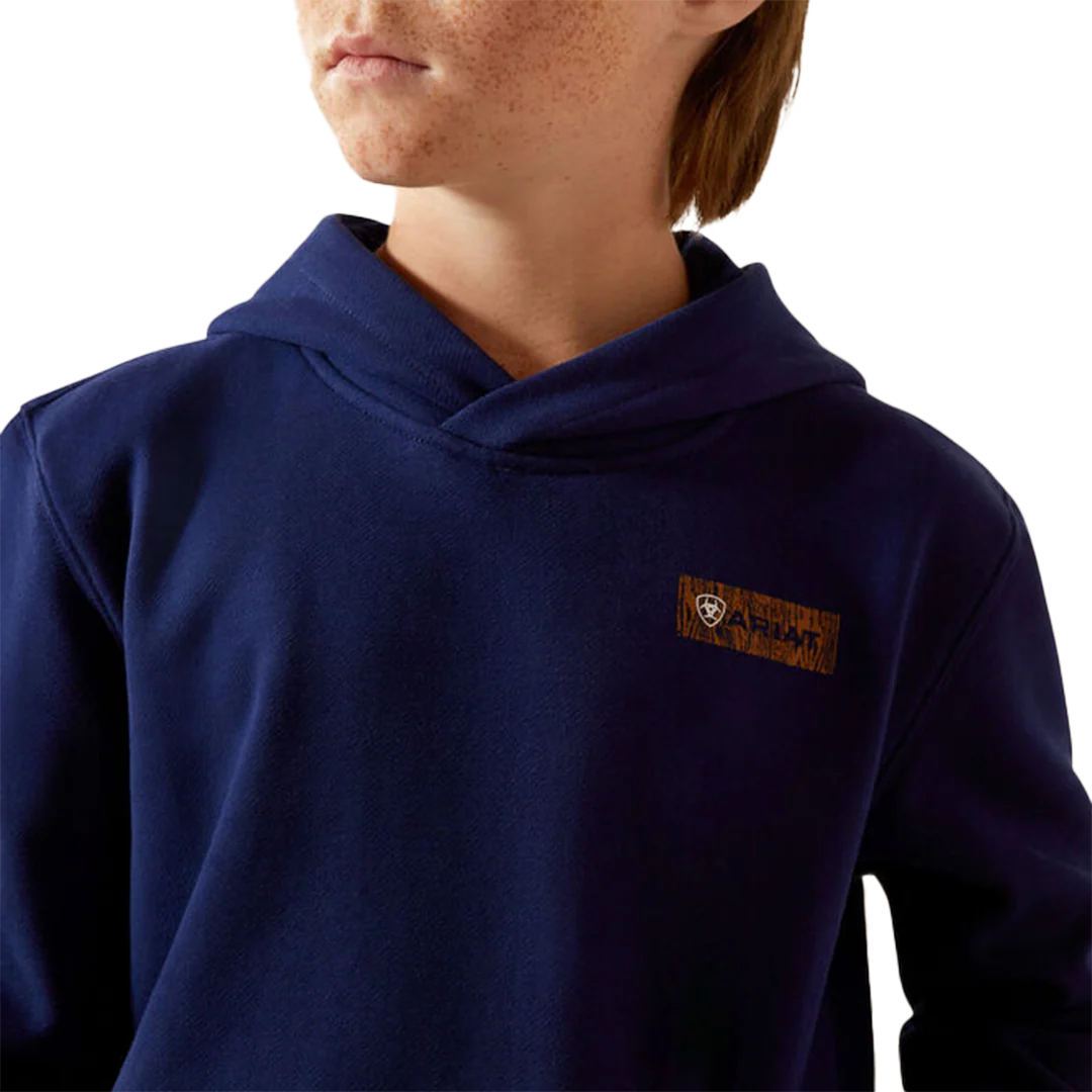 Ariat Boys' Woodshop Stack Hoodie