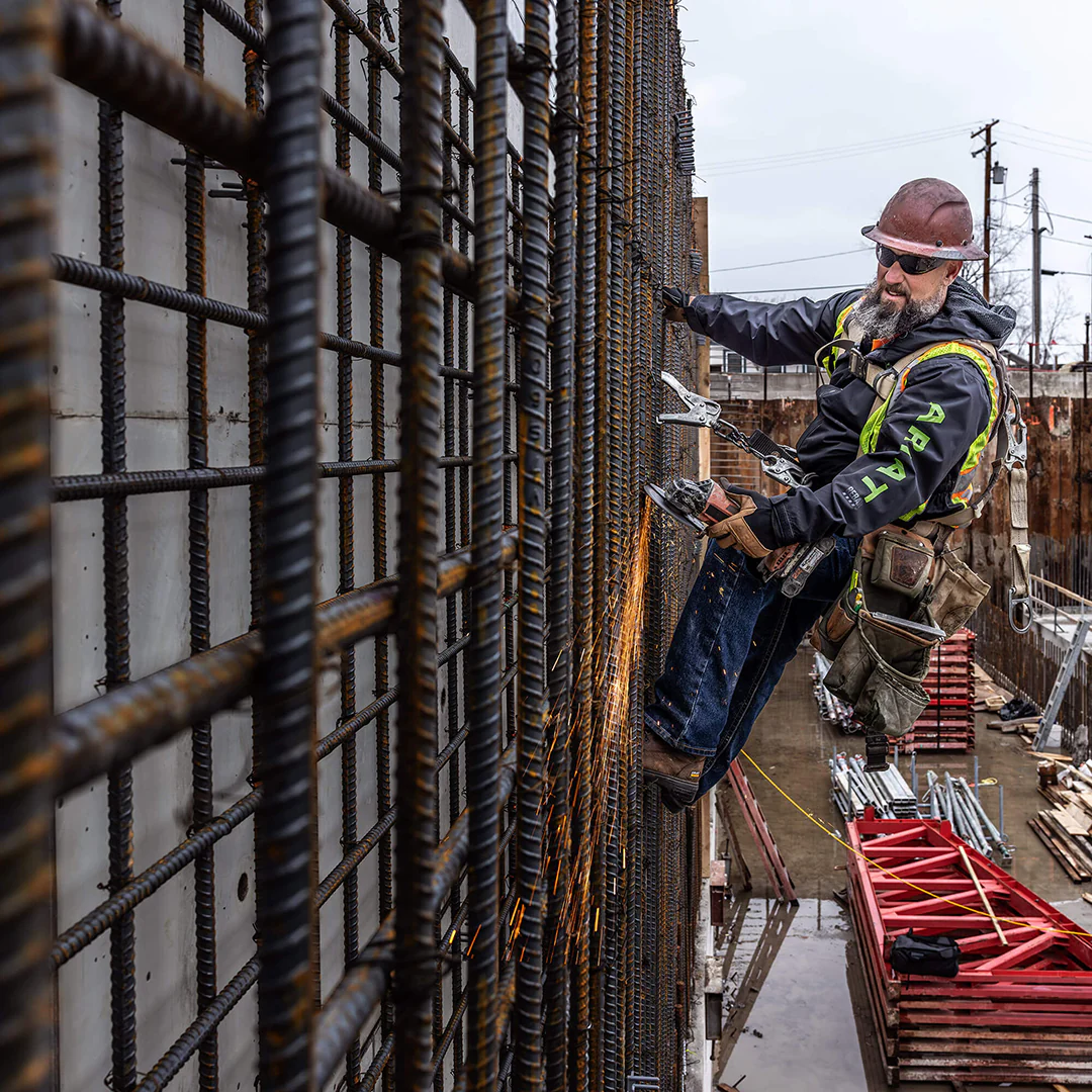 Ariat Men's Rebar Stormshell Logo Waterproof Jacket