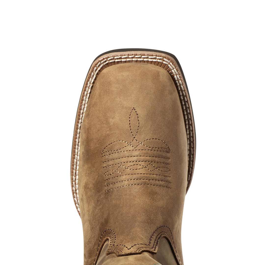 Ariat Women's Round Up Wide Square Toe Waterproof Cowgirl Boots