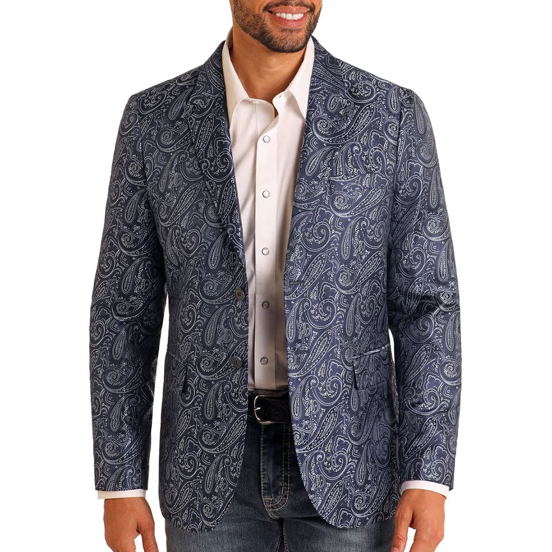 Rock & Roll Denim Men's Paisley Sport Coat