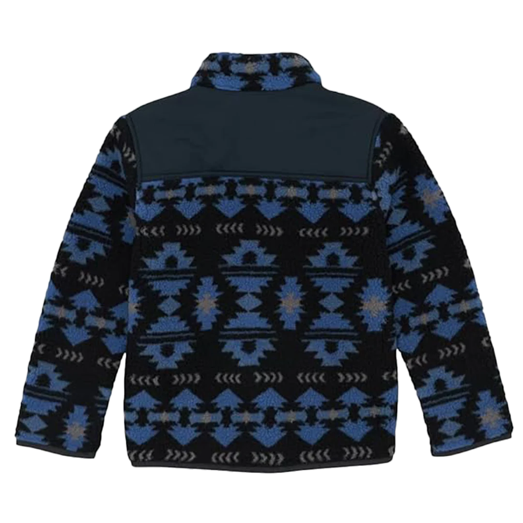 Wrangler Boys' Aztec Sherpa Full Zip Jacket