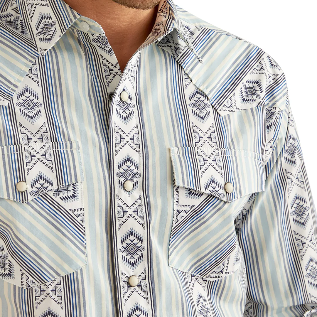 Ariat Men's Heller Retro Fit Long Sleeve Snap Shirt