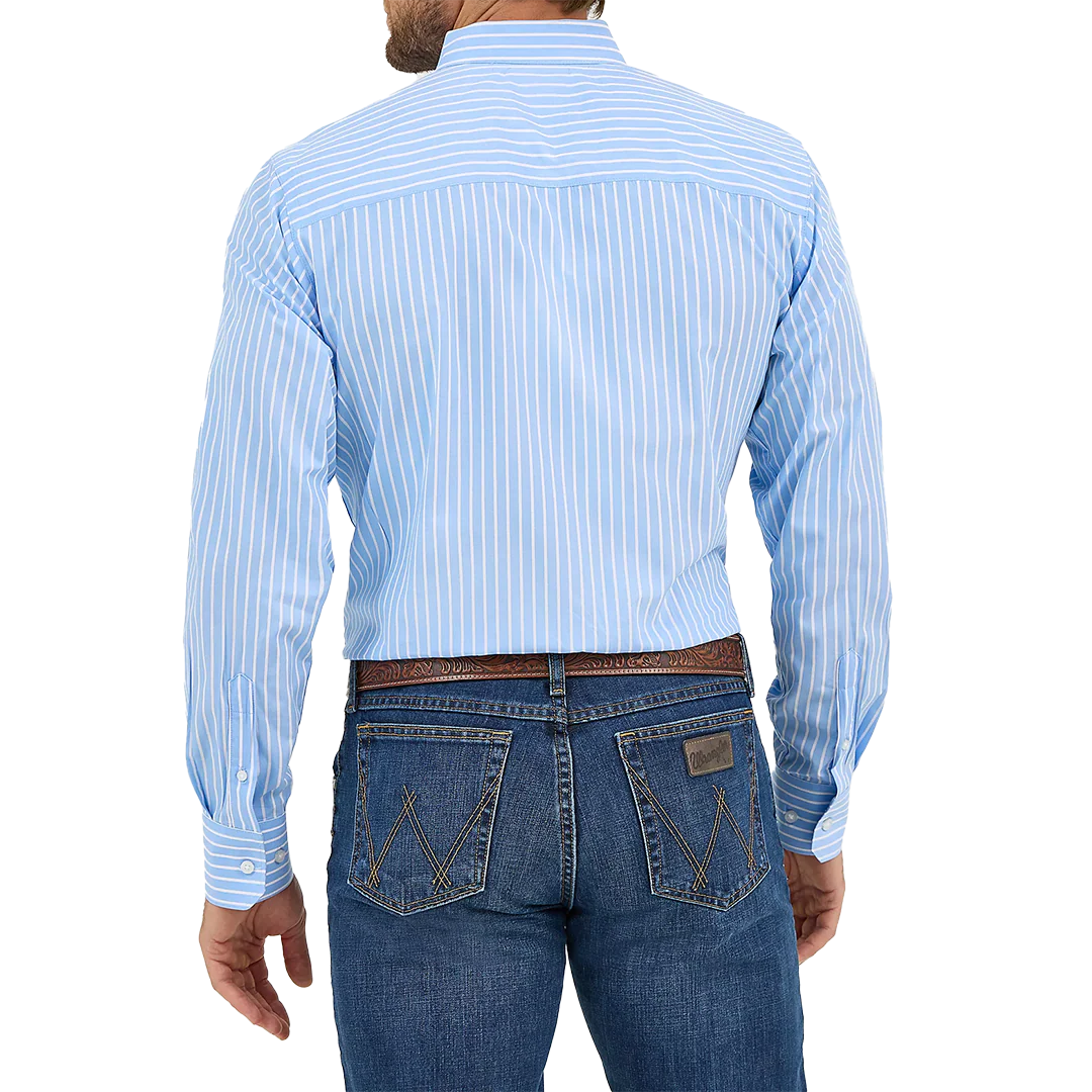 Wrangler Men's Cody Johnson Stripes Long Sleeve Button Shirt