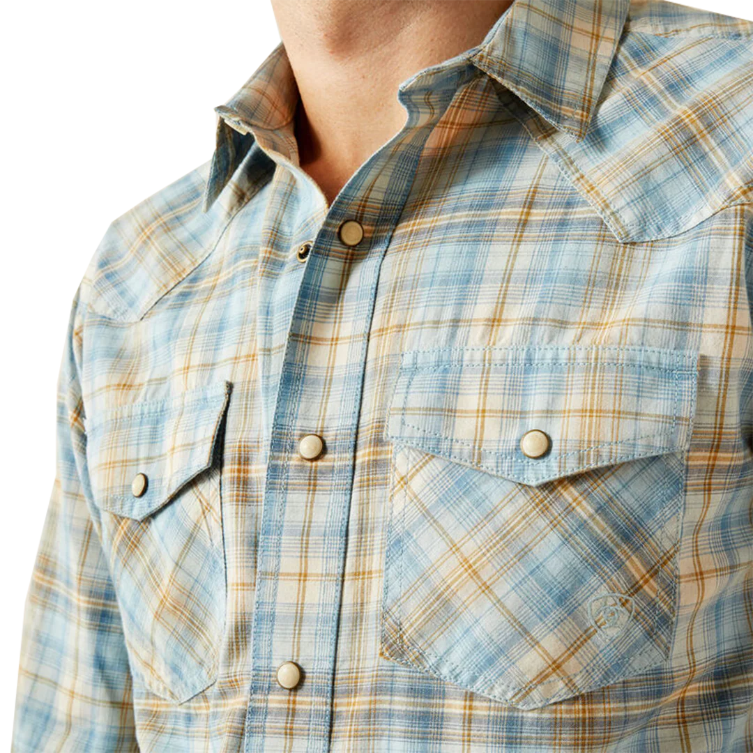Ariat Men's Howe Retro Fit Long Sleeve Snap Shirt