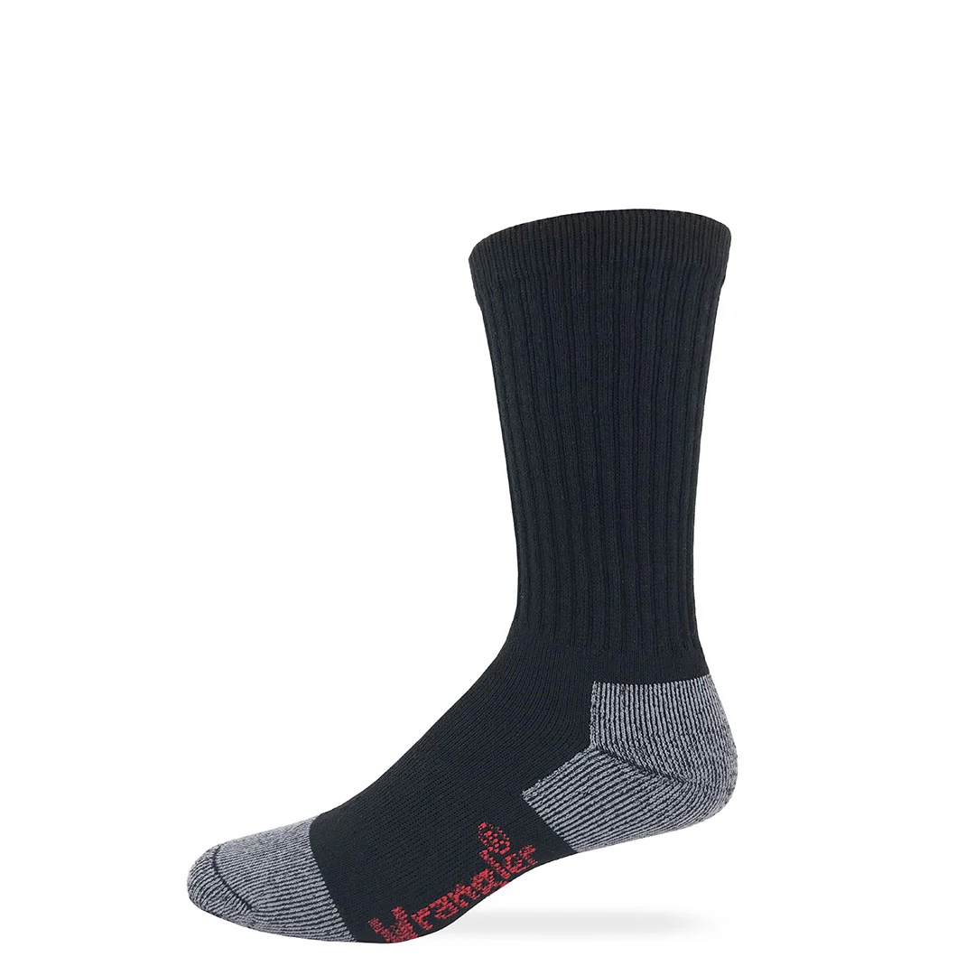 Wrangler Steel Toe Cotton Work Crew Sock - 2 Pack