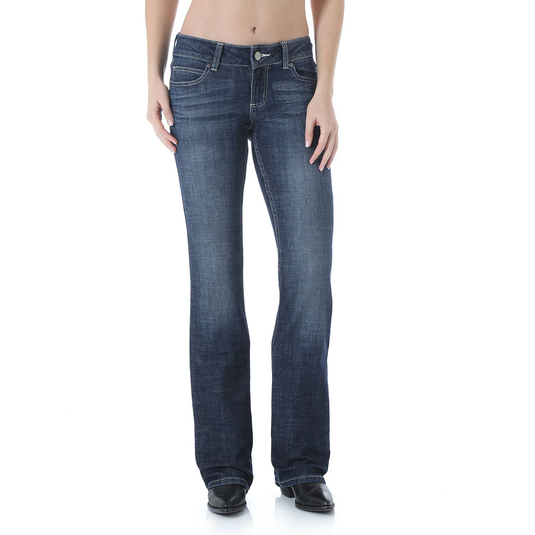 Wrangler Women's Mid Rise Bootcut Jeans
