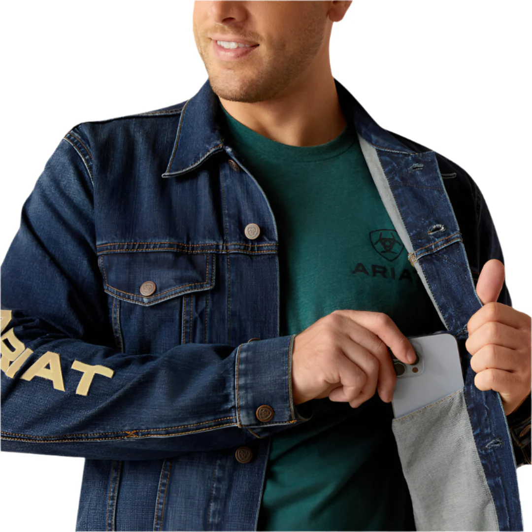 Ariat Men's Denim Team Trucker Jacket