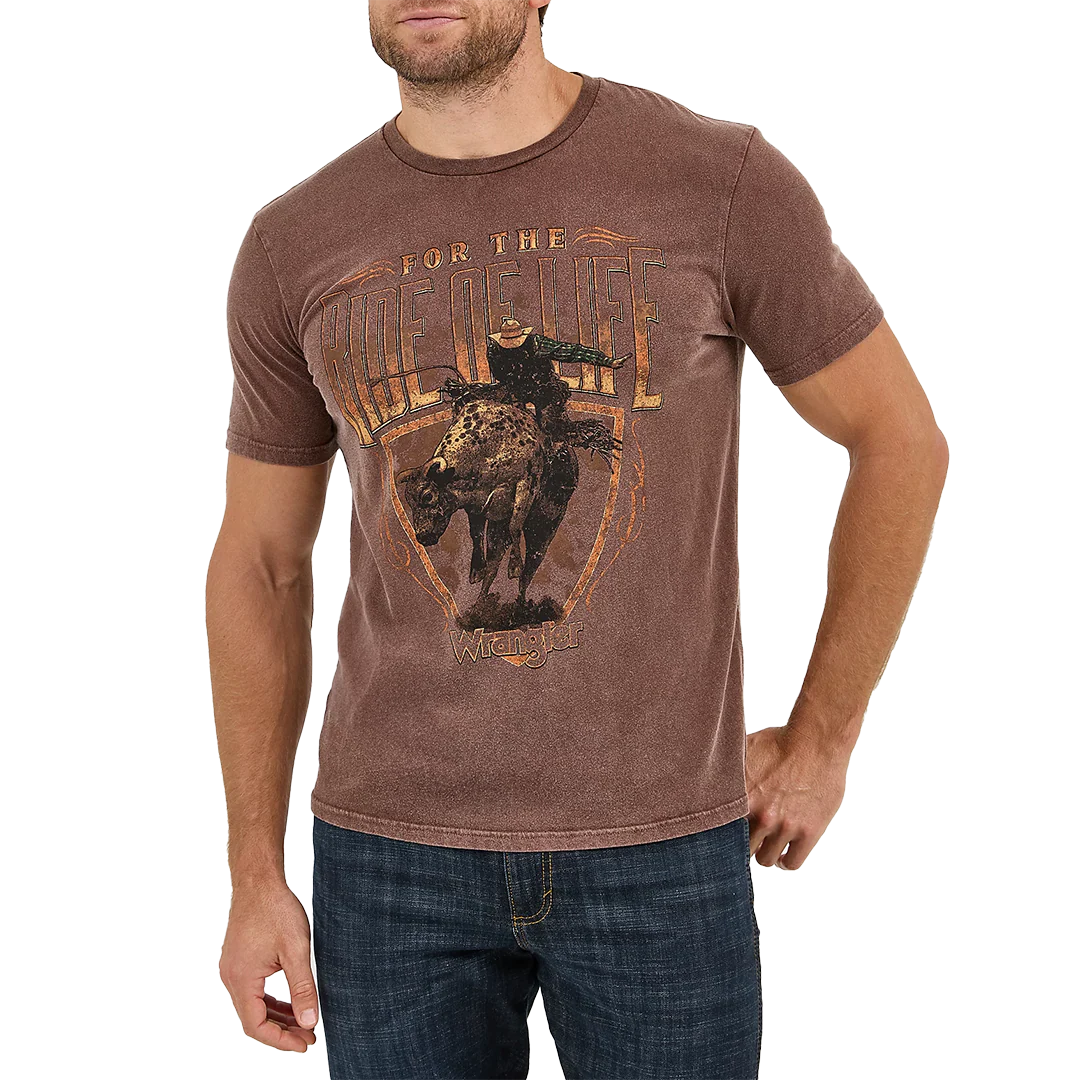 Wrangler Men's For the Ride of Life Graphic T-Shirt