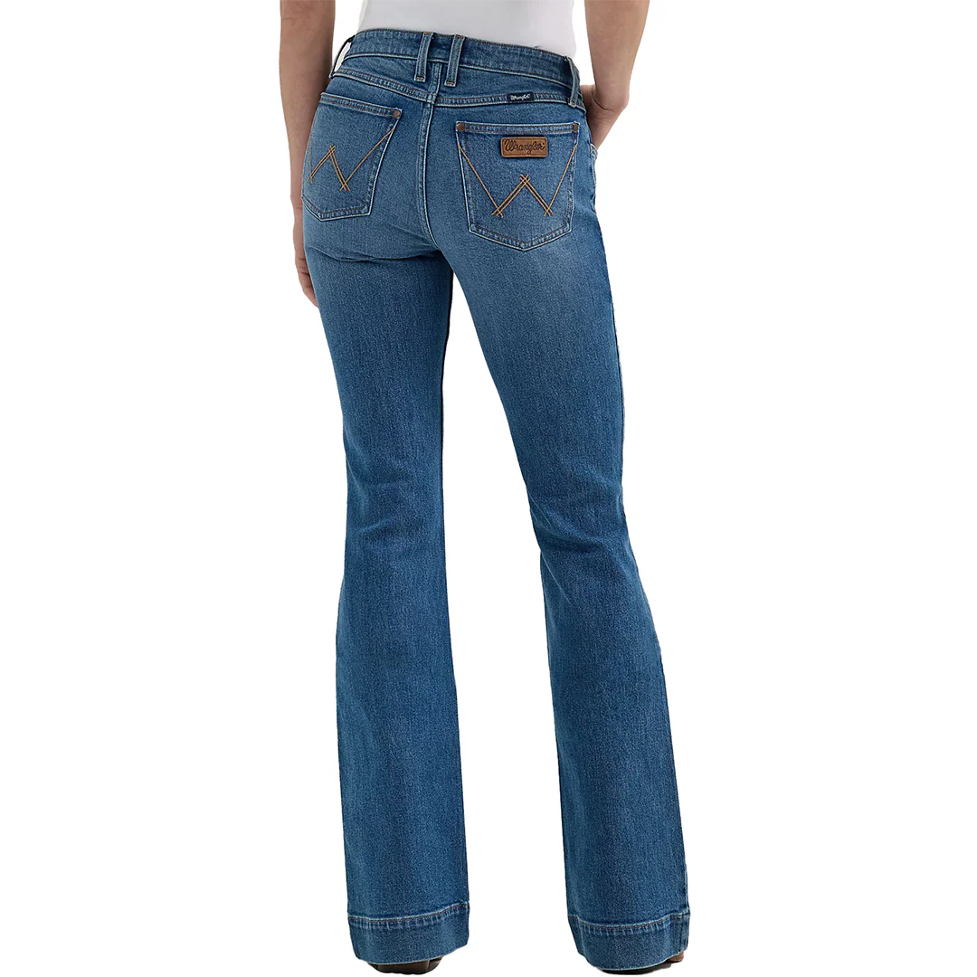 Wrangler Women's Retro Mae Wide Leg Trouser Jeans