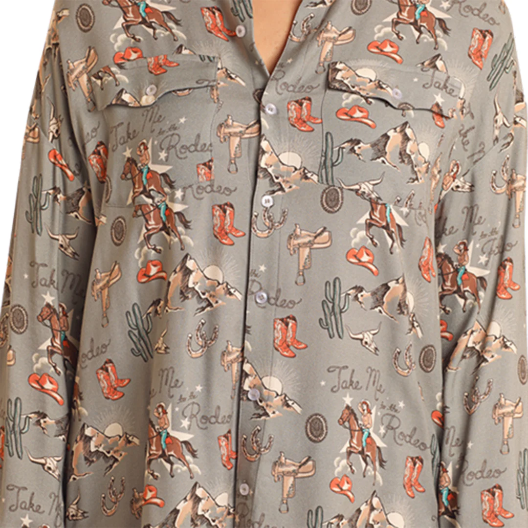 Rock & Roll Denim Women's Rodeo Conversation Shirt