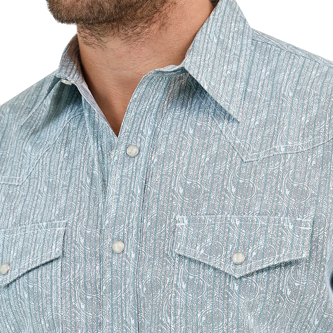 Wrangler Men's 20X Competition Advanced Comfort Long Sleeve Button Shirt