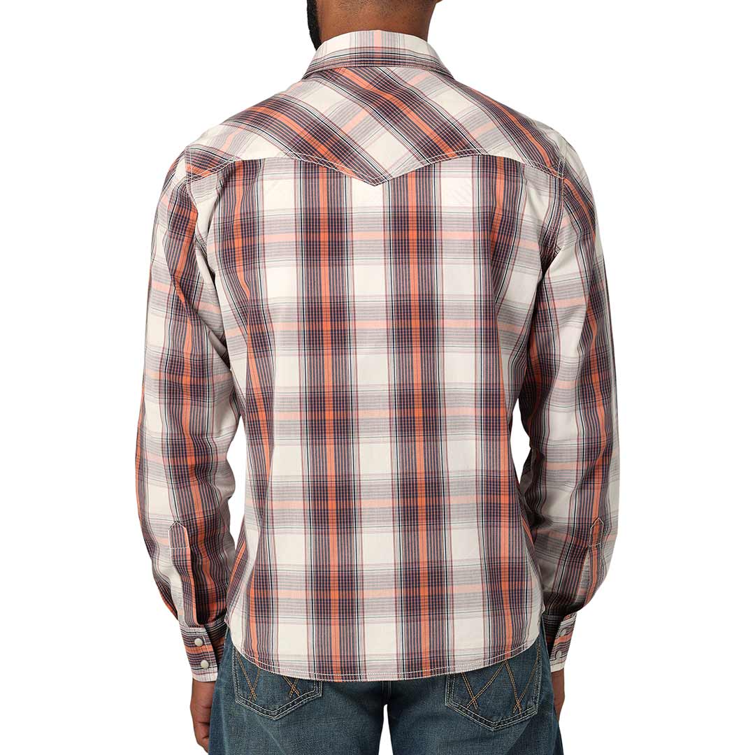 Wrangler Men's Retro Premium Plaid Snap Shirt
