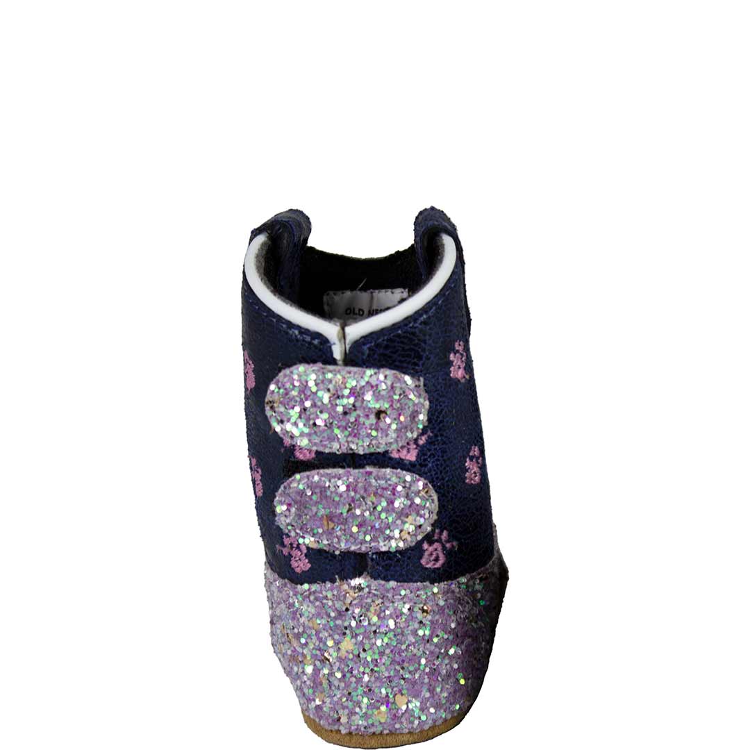 Old West Baby Girls' Glitter Paws Poppet Cowgirl Boots