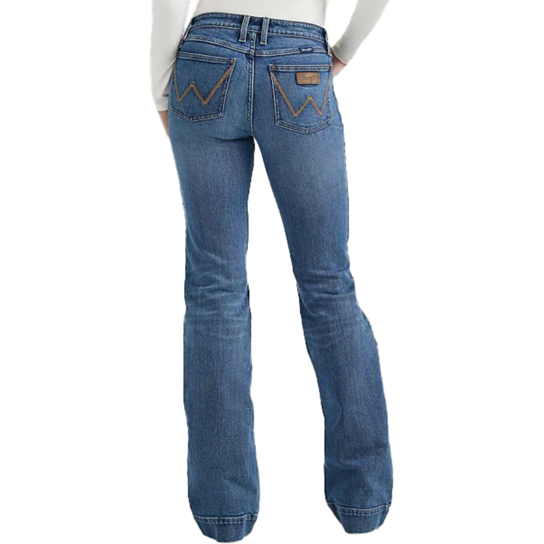 Wrangler Women's Retro Mae Wide Leg Trouser Jeans