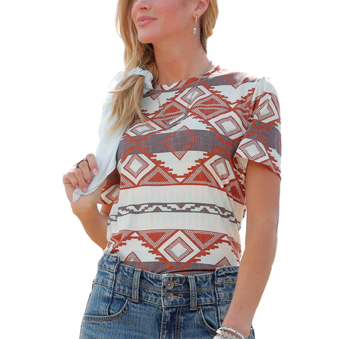 Cruel Denim Women's Southwestern Print T-Shirt