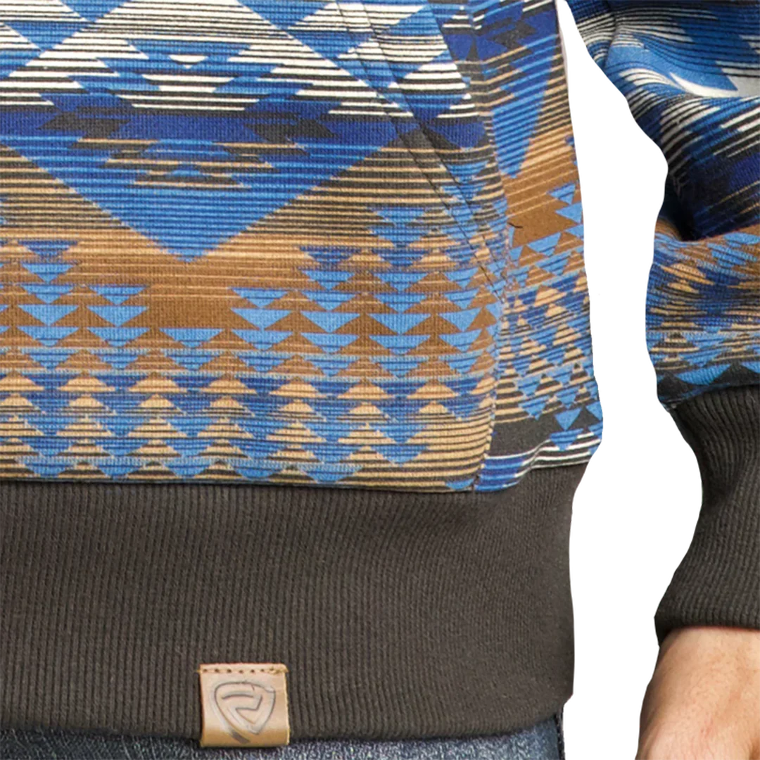 Rock & Roll Denim Men's Aztec Hoodie