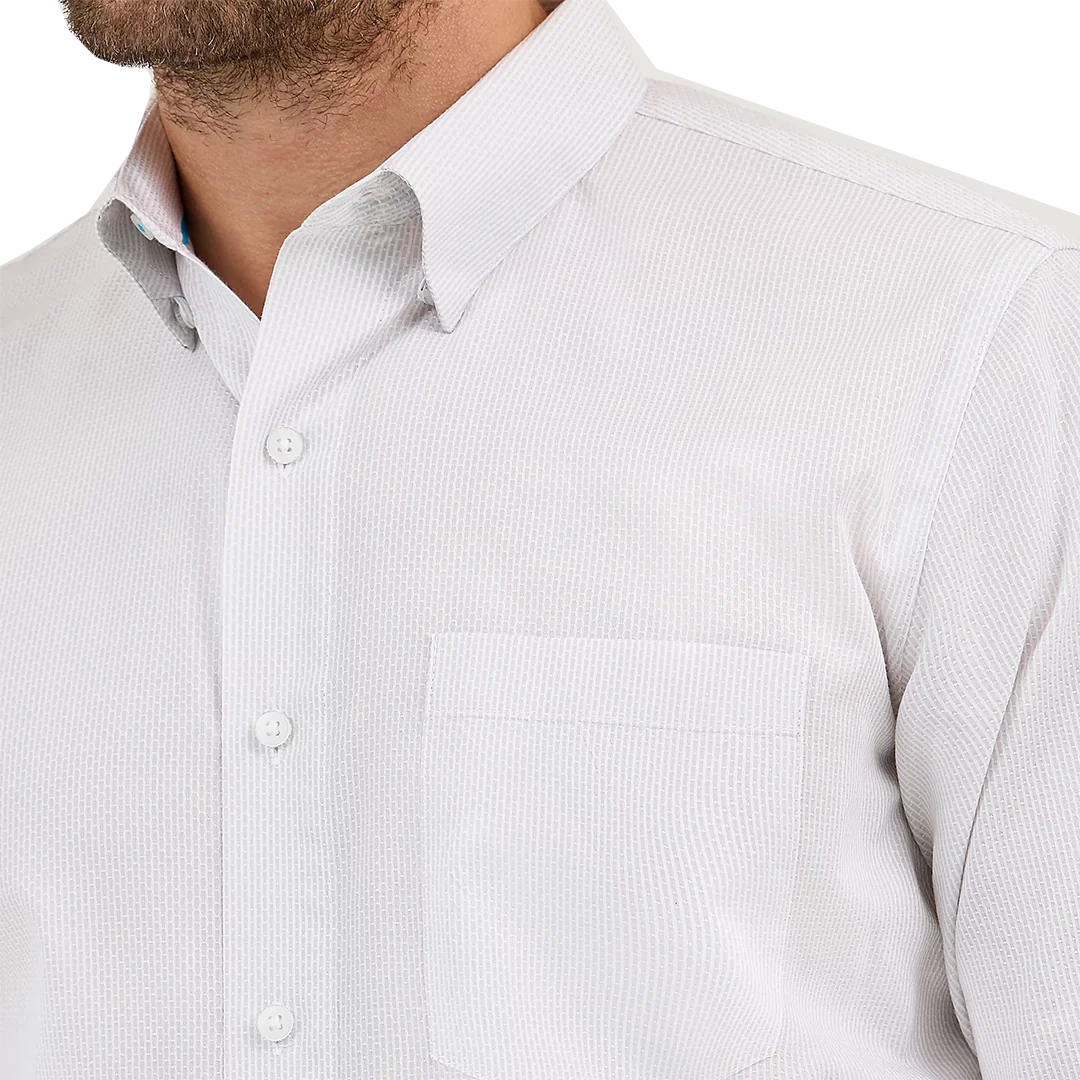 Wrangler Men's Cody Johnson One Pocket Long Sleeve Button Shirt