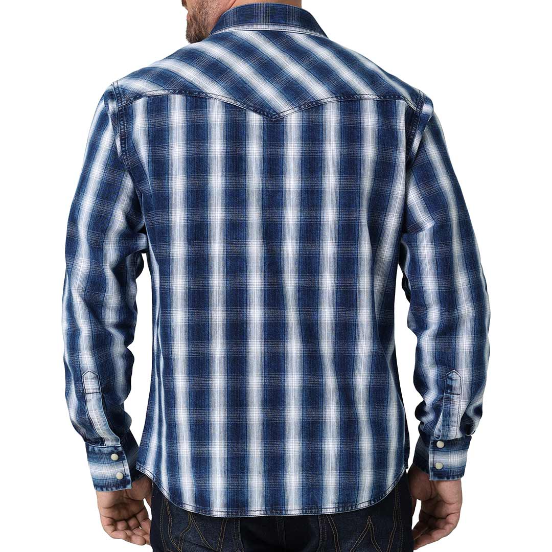 Wrangler Men's Retro Premium Plaid Snap Shirt