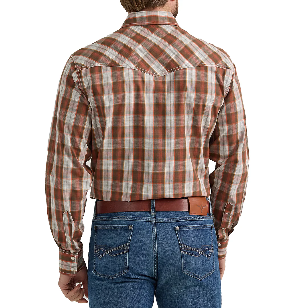 Wrangler Men's 20X Competition Advanced Comfort Long Sleeve Snap Shirt