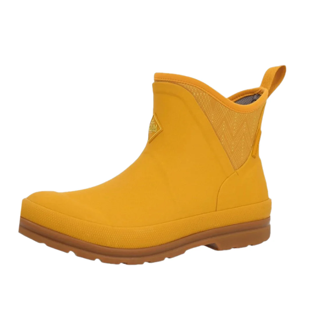 Muck Boot Co. Women's Yellow Pull On Waterproof Ankle Boots