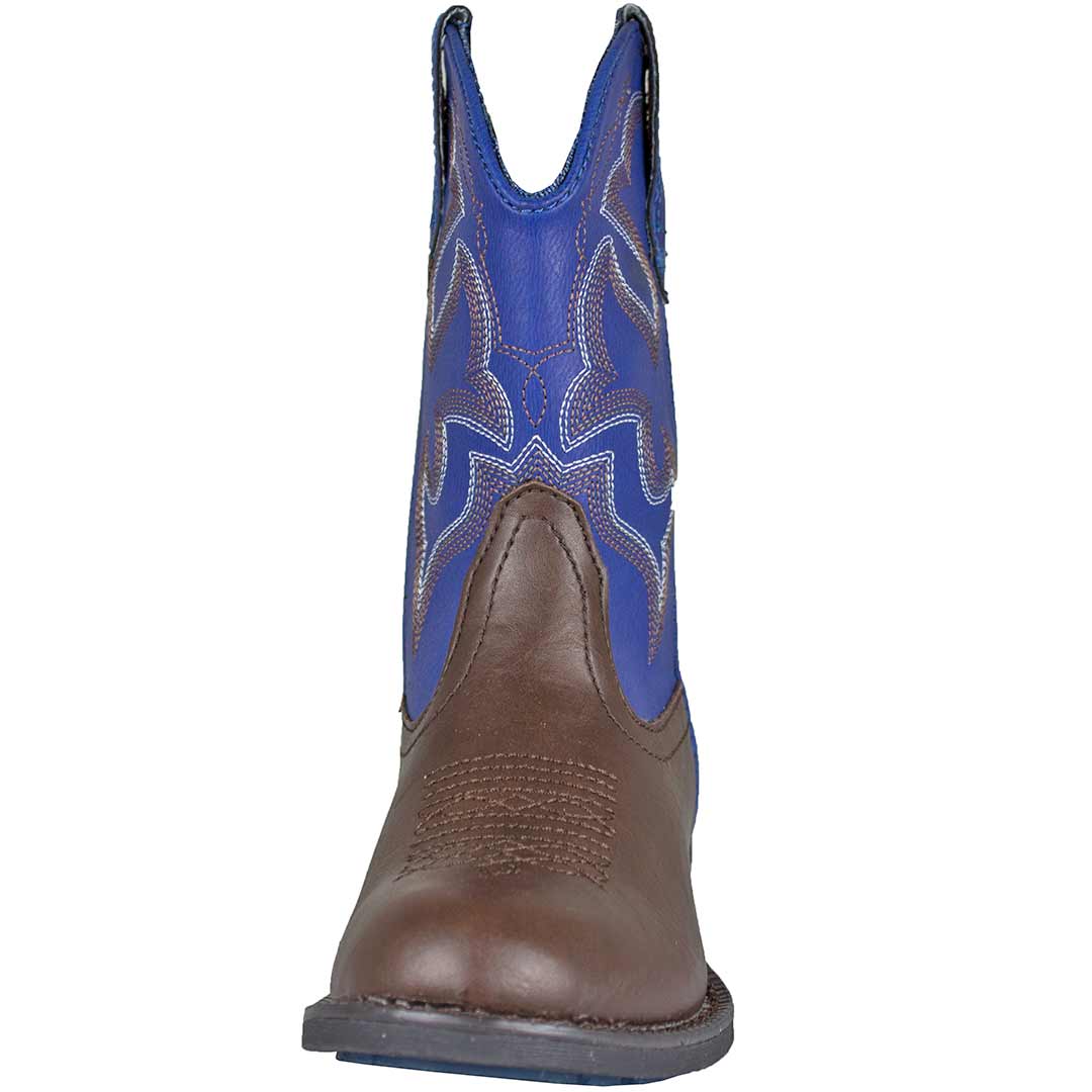 Roper Boys' Lighting Round Toe Light Up Cowboy Boots
