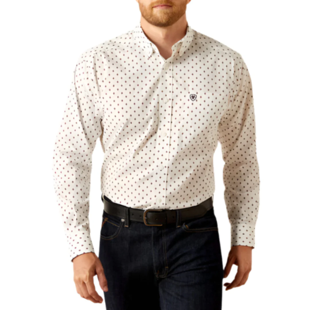 Ariat Men's Wrinkle Free Ross Classic Fit Long Sleeve Button Shirt