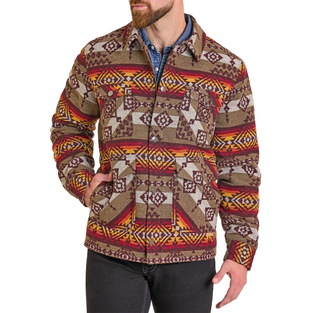 Powder River Outfitters Men's Laredo Aztec Jacquard Jacket