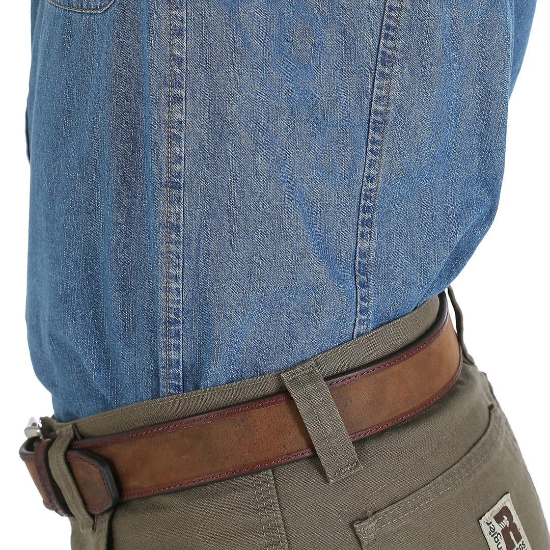 Wrangler RIGGS Workwear Men's Denim Button-Down Shirt