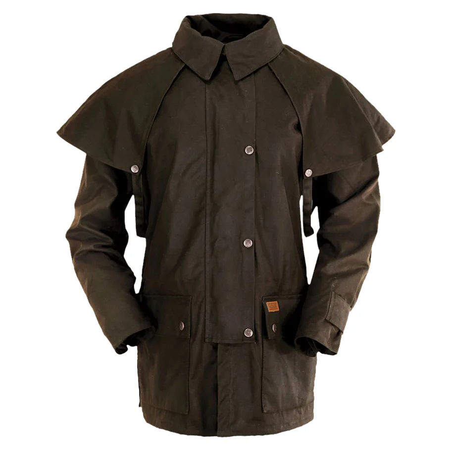 Outback Trading Co. Bush Ranger 3/4 Length Oilskin Jacket
