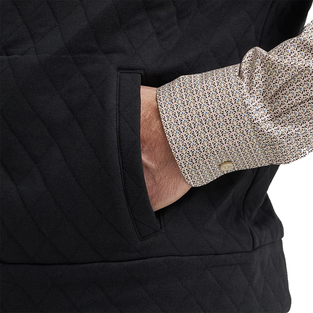 Wrangler Men��s George Strait Zip Front Solid Knit Vest