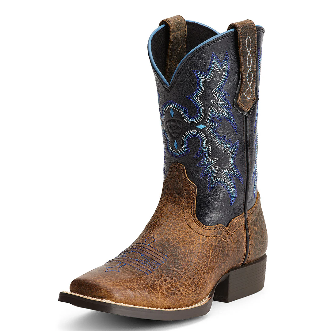 Ariat Kids' Tombstone Square Toe Cowboy Boots
