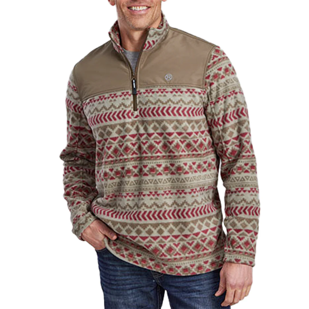 Roper Men's Aztec Fleece Pullover