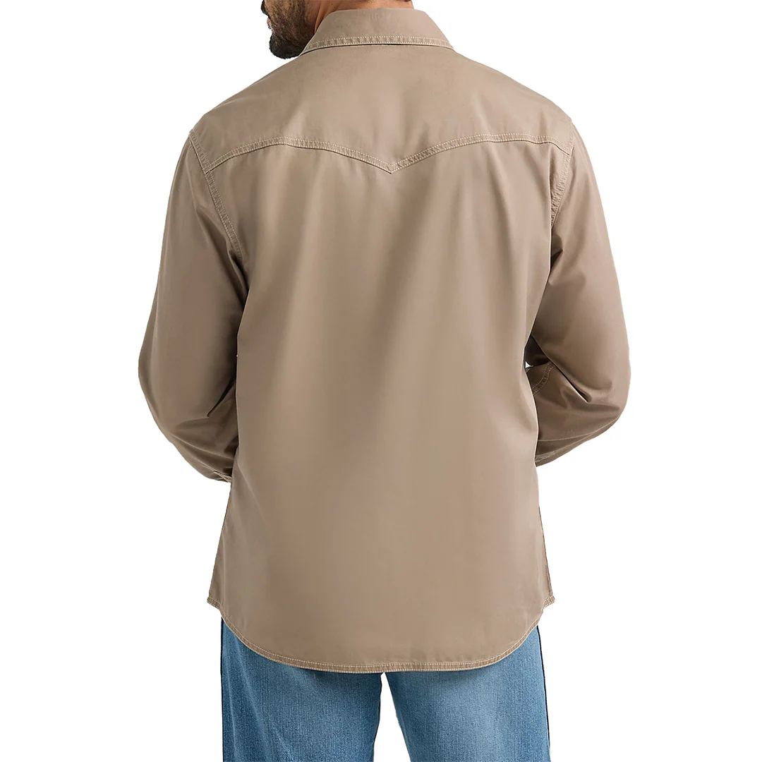 Wrangler Men's Retro Premium Western Long Sleeve Snap Shirt