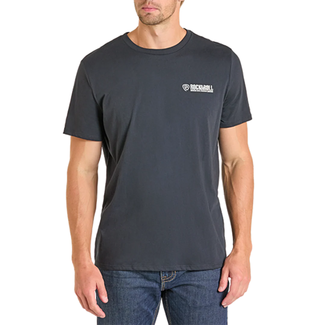 Rock & Roll Denim Unisex Drinks Well T-Shirt