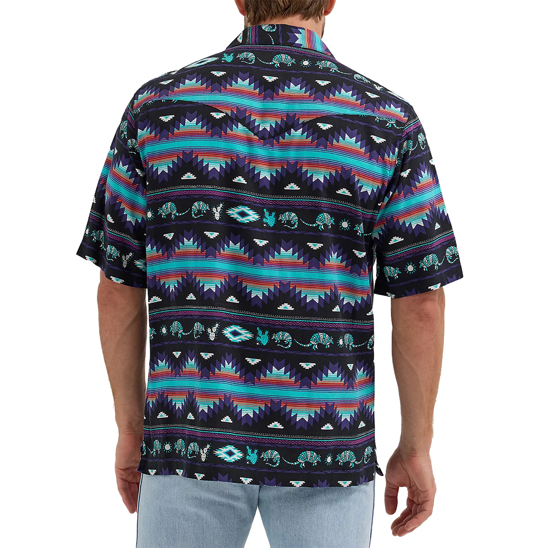 Wrangler Men's Coconut Cowboy Short Sleeve Snap Shirt