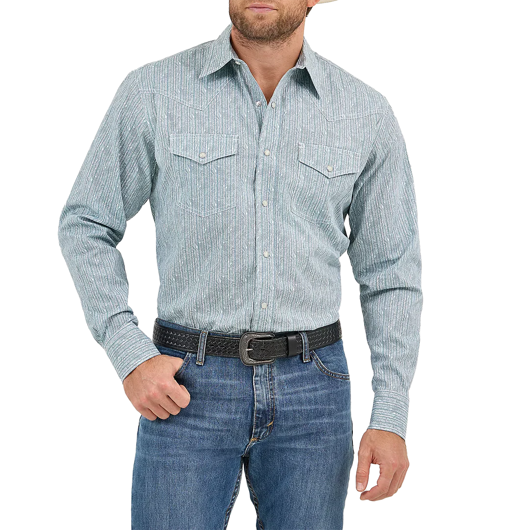 Wrangler Men's 20X Competition Advanced Comfort Long Sleeve Button Shirt