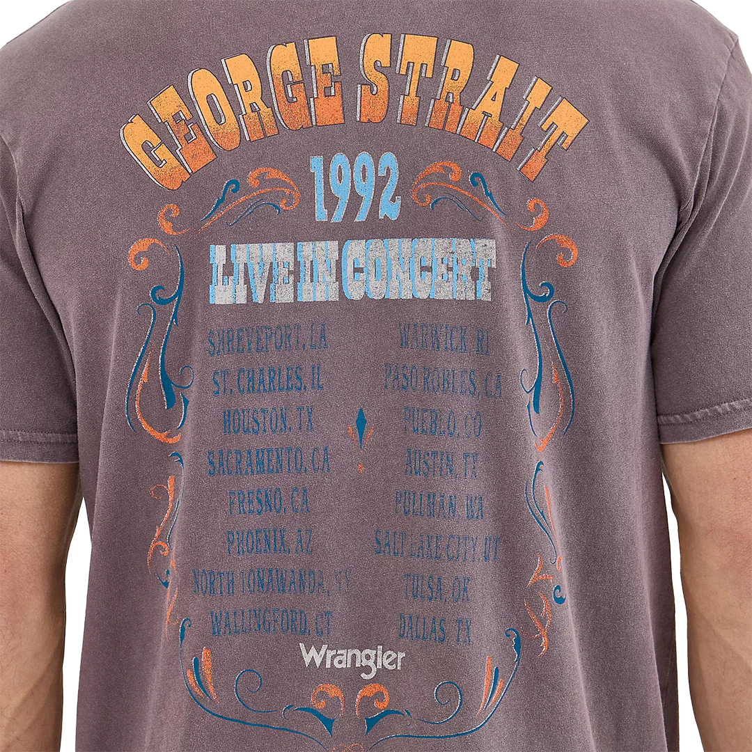 Wrangler Men's George Strait Concert T-Shirt