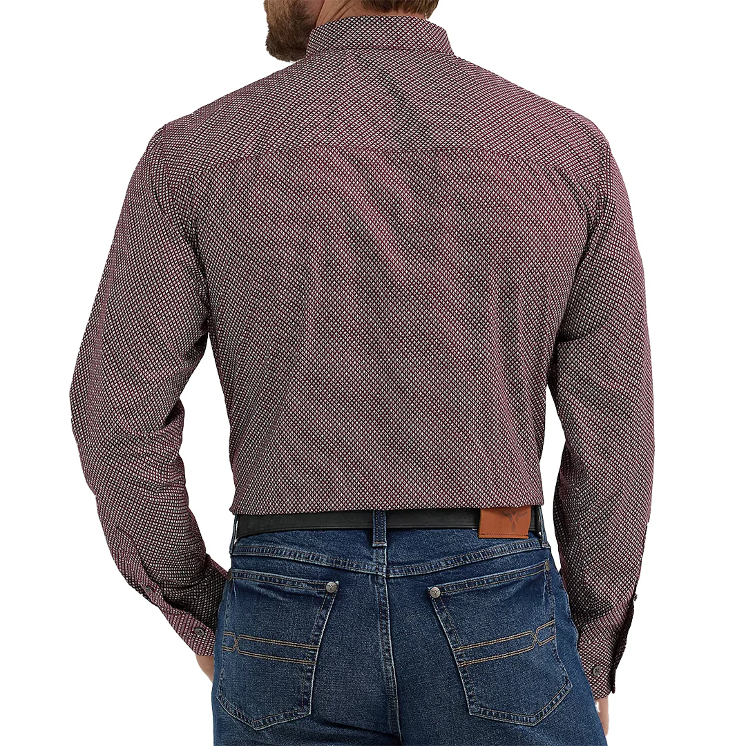 Wrangler Men's Cody Johnson Long Sleeve Button Down Shirt
