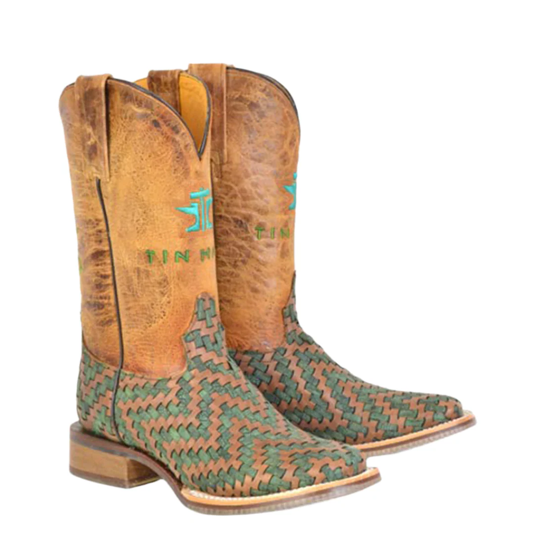Tin Haul Women's Horse Sole Cowgirl Boots