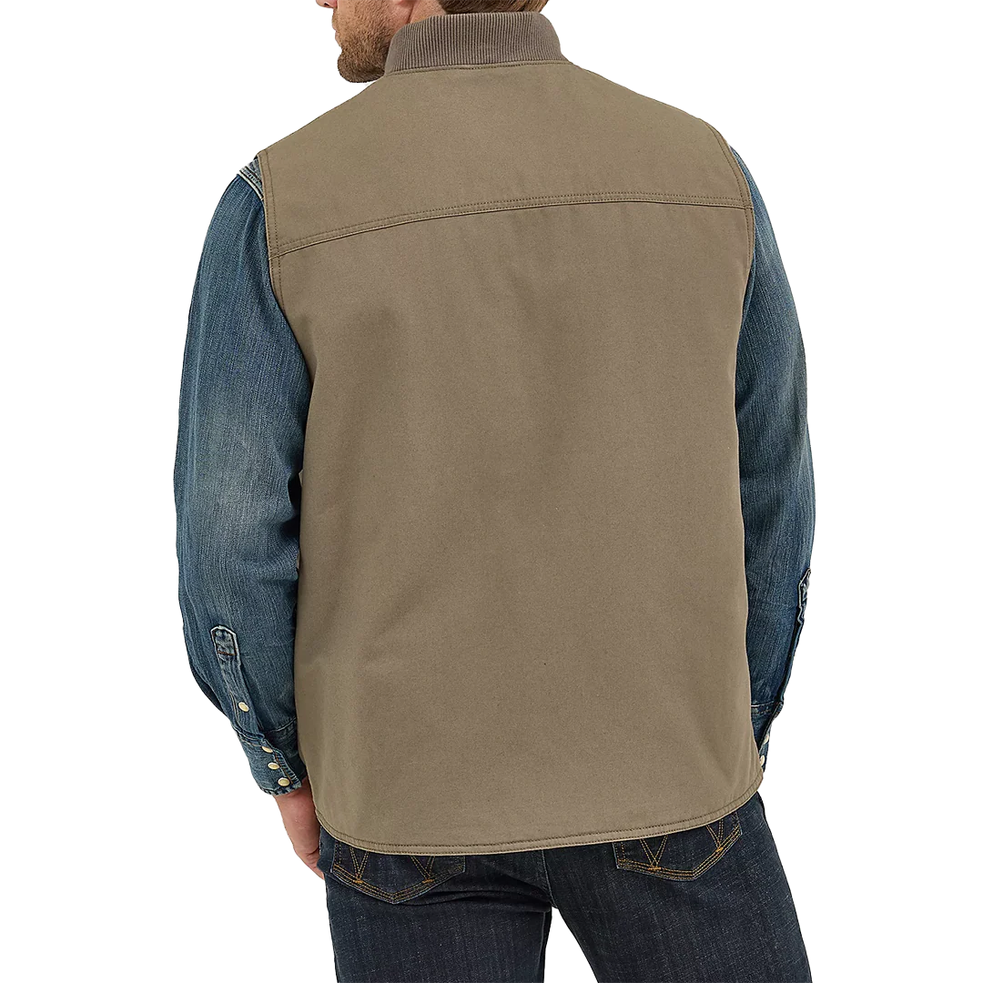 Wrangler Men��s Quilt Lined Rancher Vest