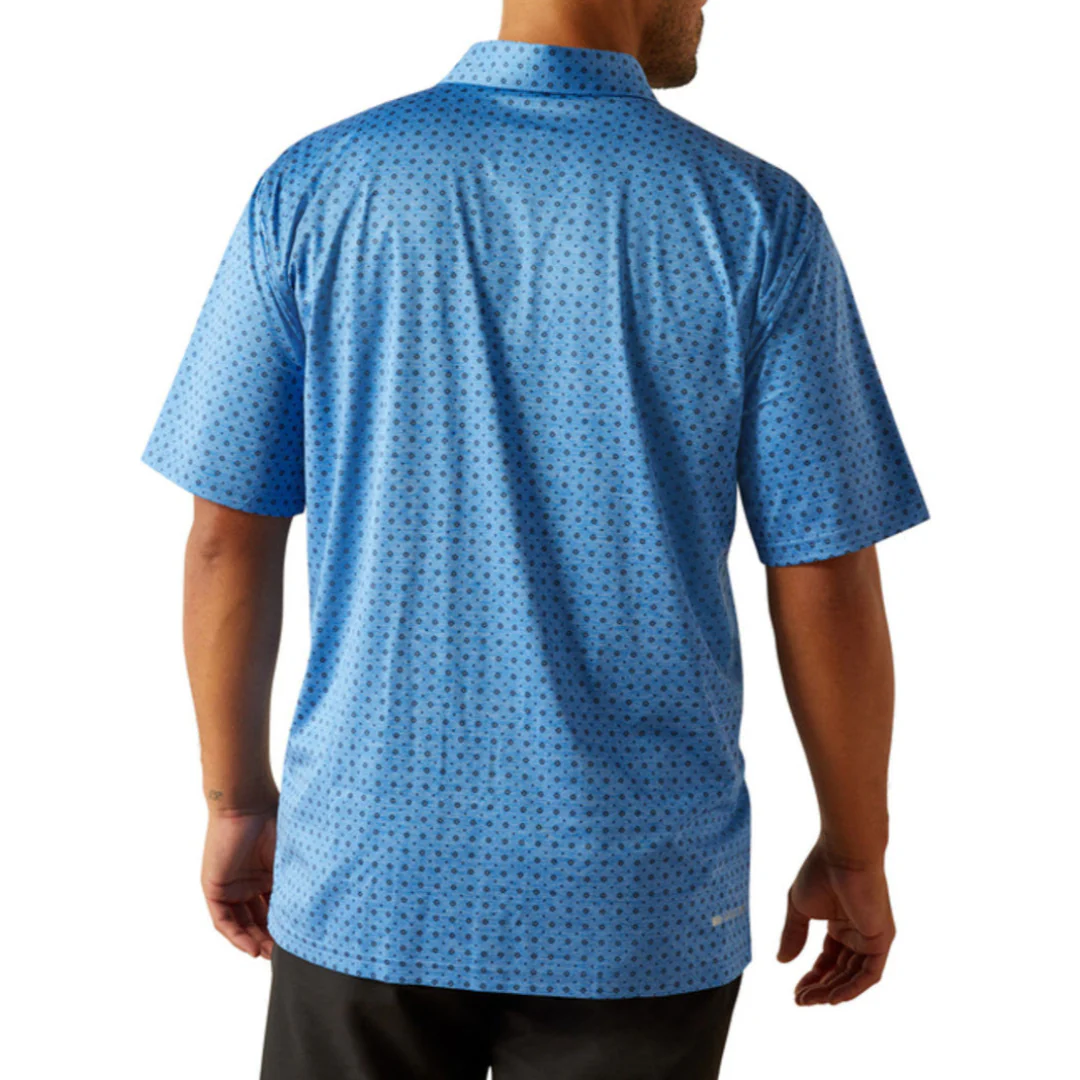 Ariat Men's Charger Geo Print Polo