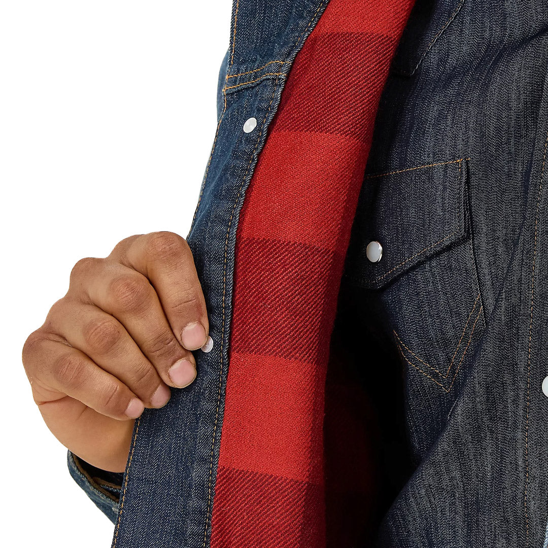 Wrangler Men's Blanket Lined Denim Jacket