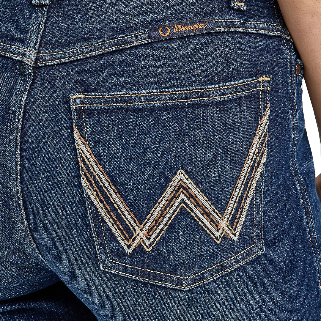Wrangler Women's Ultimate Riding Willow Mid-Rise Bootcut Select Fit Jeans