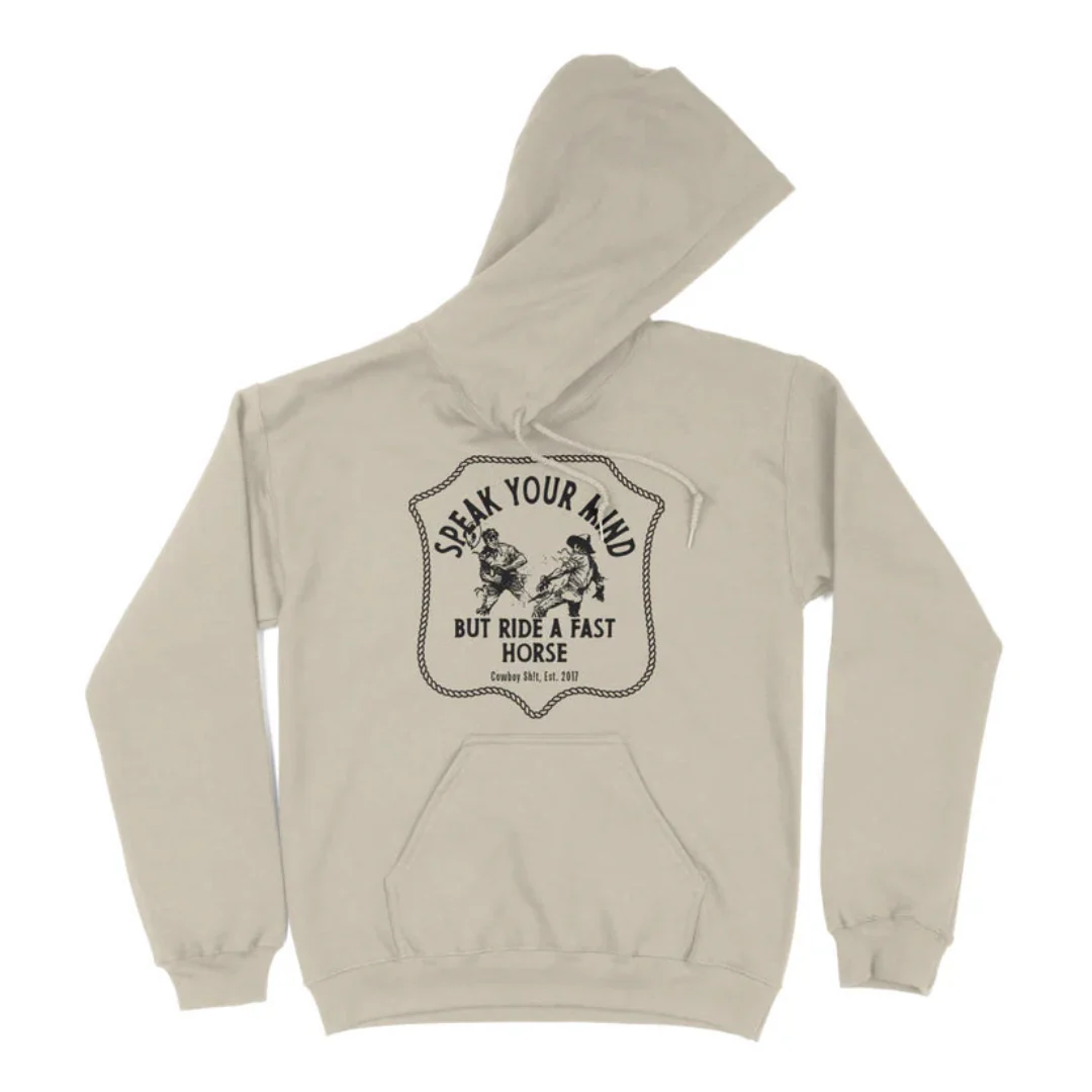 Cowboy Sh!t Men's Speak Your Mind Hoodie