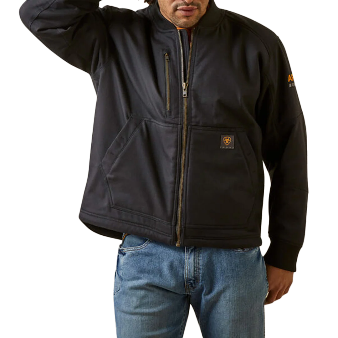 Ariat Men's Rebar Stretch Canvas Bomber Jacket