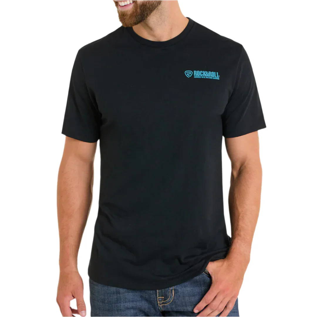 Rock & Roll Denim Unisex Bull Skeleton T-Shirt